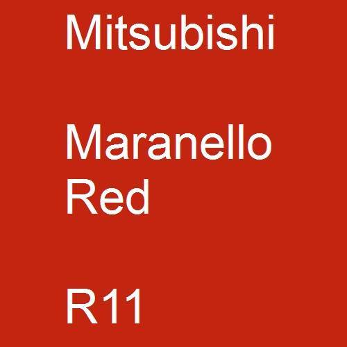 Mitsubishi, Maranello Red, R11.